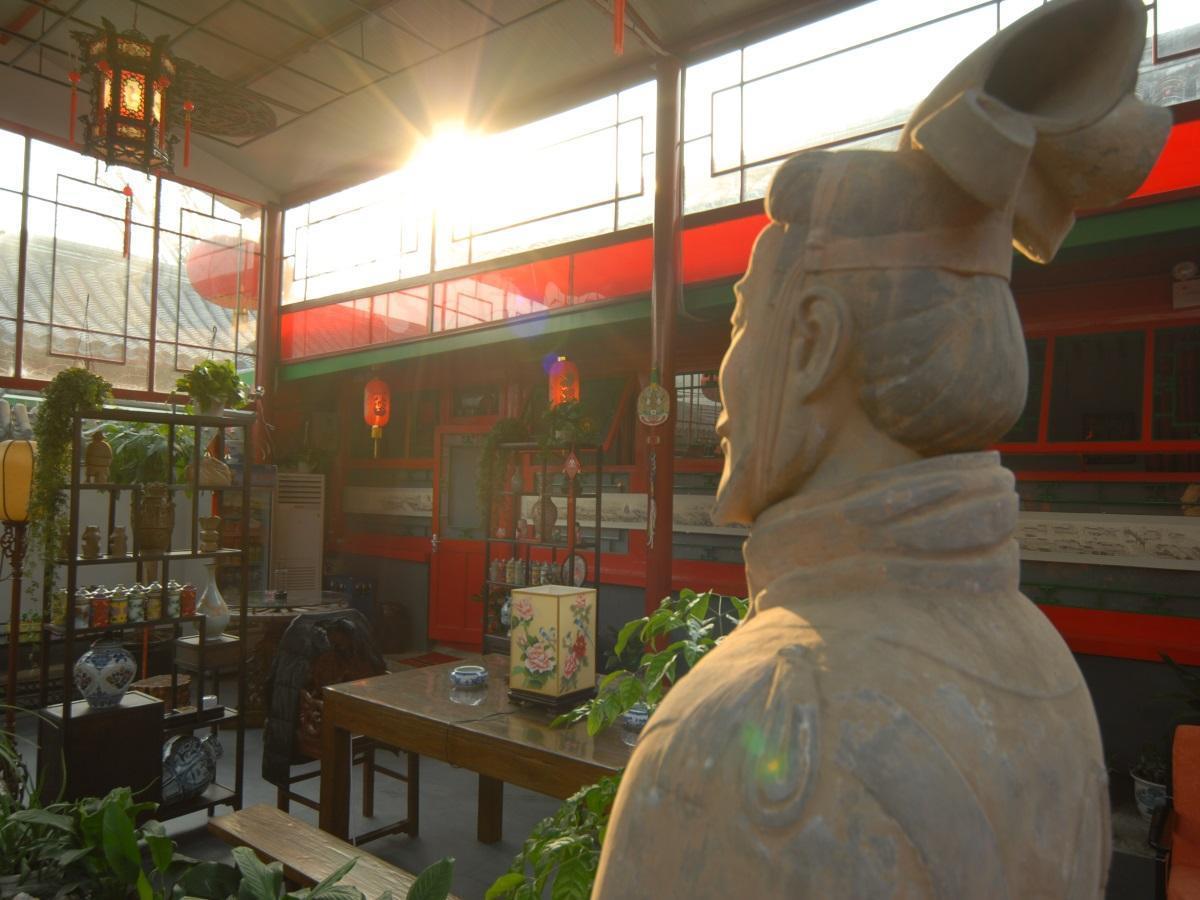 Sitting On The City Walls Courtyard House Hostel Beijing Exterior photo